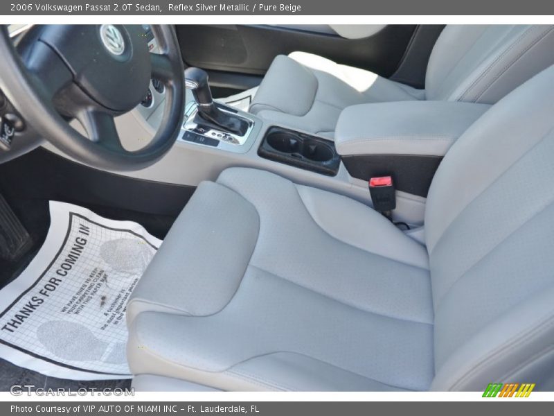 Reflex Silver Metallic / Pure Beige 2006 Volkswagen Passat 2.0T Sedan