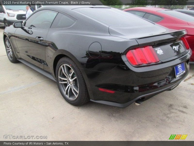 Black / Ebony 2015 Ford Mustang EcoBoost Premium Coupe