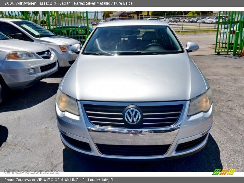 Reflex Silver Metallic / Pure Beige 2006 Volkswagen Passat 2.0T Sedan