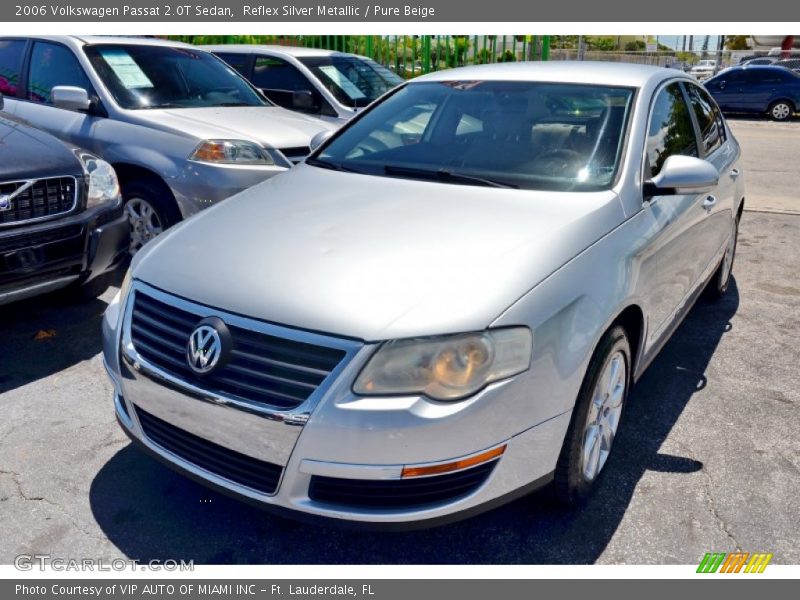 Reflex Silver Metallic / Pure Beige 2006 Volkswagen Passat 2.0T Sedan