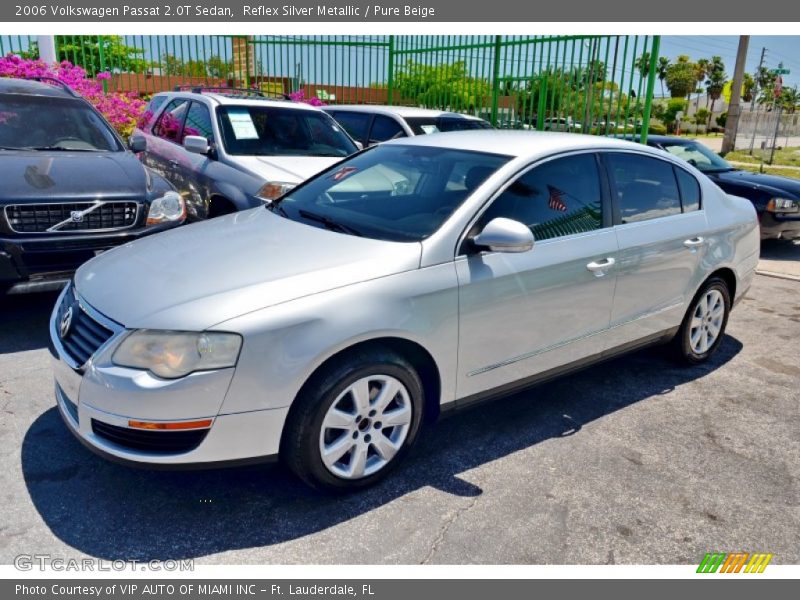 Reflex Silver Metallic / Pure Beige 2006 Volkswagen Passat 2.0T Sedan
