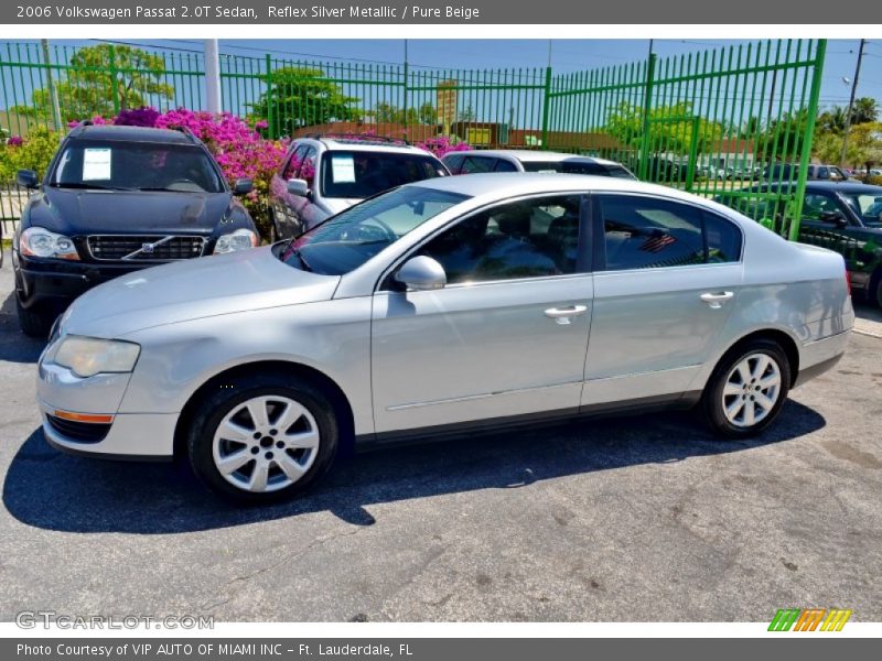 Reflex Silver Metallic / Pure Beige 2006 Volkswagen Passat 2.0T Sedan