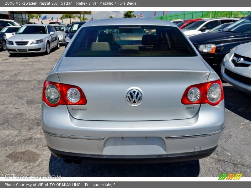 Reflex Silver Metallic / Pure Beige 2006 Volkswagen Passat 2.0T Sedan