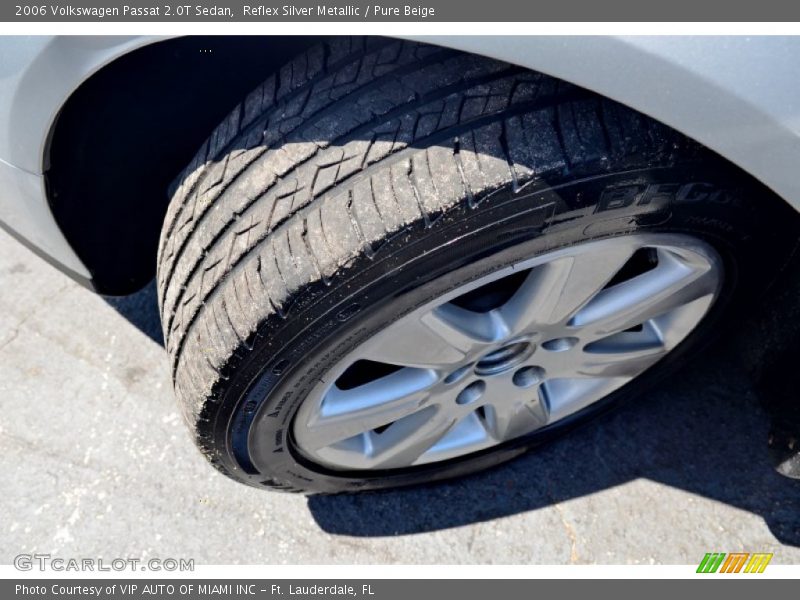 Reflex Silver Metallic / Pure Beige 2006 Volkswagen Passat 2.0T Sedan
