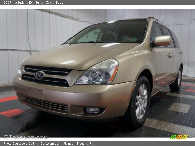 Sunset Gold / Beige 2007 Kia Sedona EX