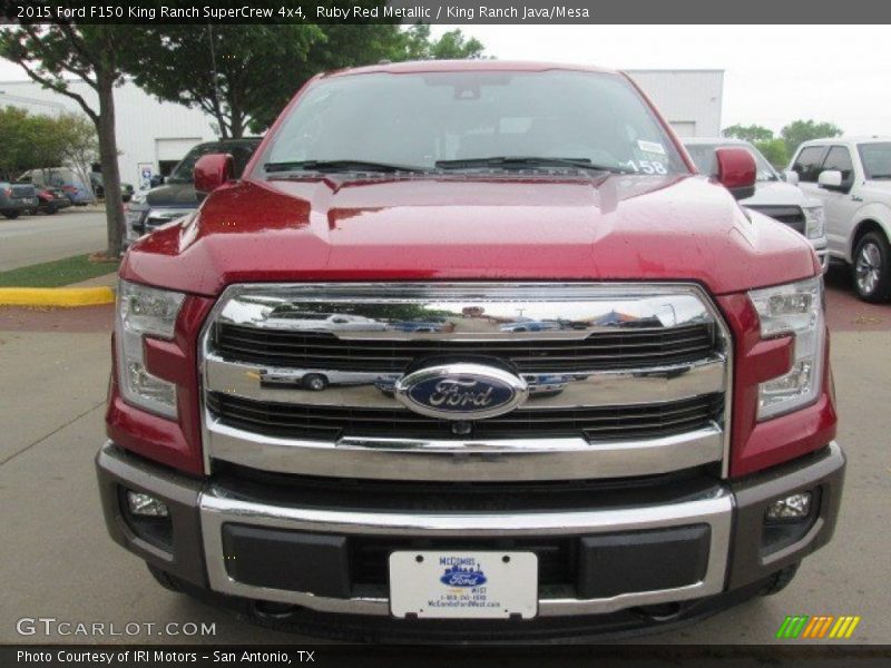 Ruby Red Metallic / King Ranch Java/Mesa 2015 Ford F150 King Ranch SuperCrew 4x4