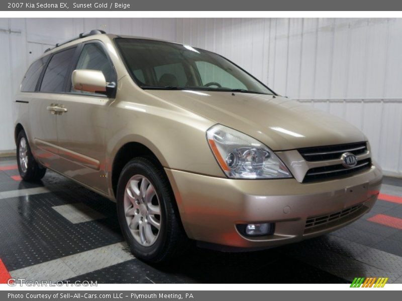 Sunset Gold / Beige 2007 Kia Sedona EX