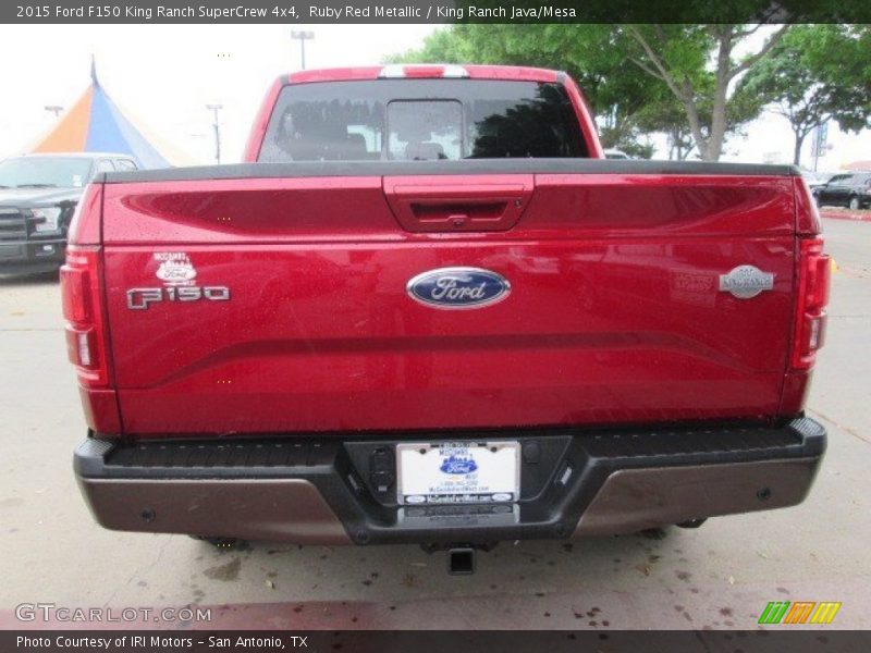 Ruby Red Metallic / King Ranch Java/Mesa 2015 Ford F150 King Ranch SuperCrew 4x4