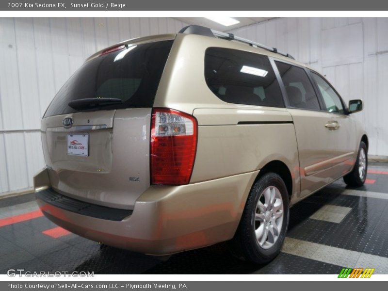 Sunset Gold / Beige 2007 Kia Sedona EX