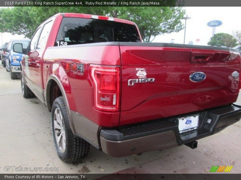 Ruby Red Metallic / King Ranch Java/Mesa 2015 Ford F150 King Ranch SuperCrew 4x4