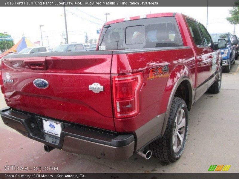 Ruby Red Metallic / King Ranch Java/Mesa 2015 Ford F150 King Ranch SuperCrew 4x4