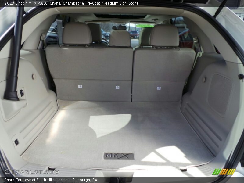 Crystal Champagne Tri-Coat / Medium Light Stone 2013 Lincoln MKX AWD