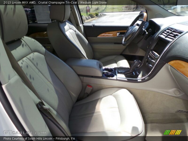 Crystal Champagne Tri-Coat / Medium Light Stone 2013 Lincoln MKX AWD