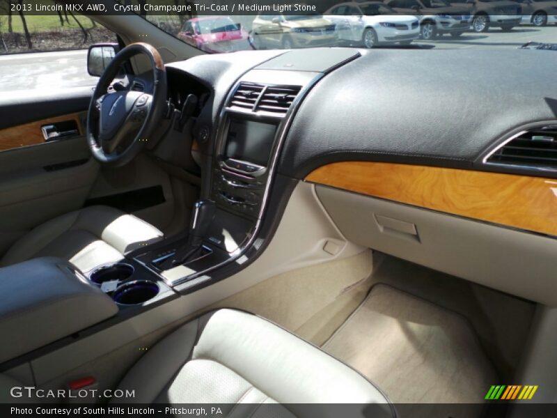 Crystal Champagne Tri-Coat / Medium Light Stone 2013 Lincoln MKX AWD