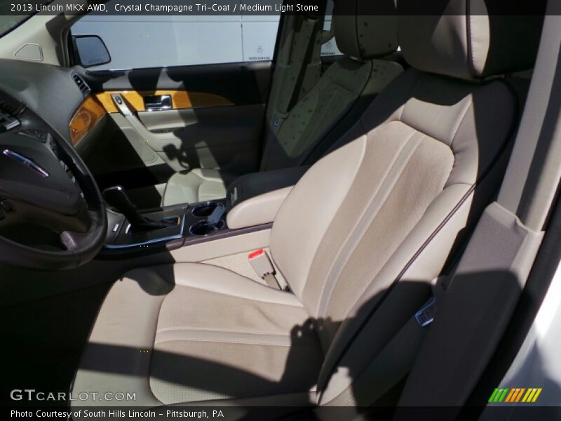 Crystal Champagne Tri-Coat / Medium Light Stone 2013 Lincoln MKX AWD