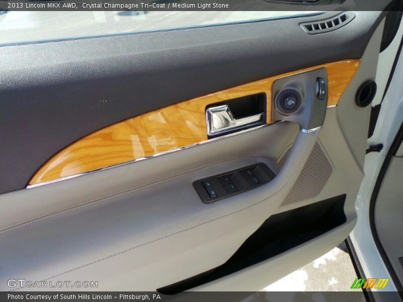 Crystal Champagne Tri-Coat / Medium Light Stone 2013 Lincoln MKX AWD