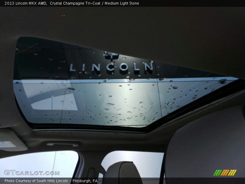 Crystal Champagne Tri-Coat / Medium Light Stone 2013 Lincoln MKX AWD