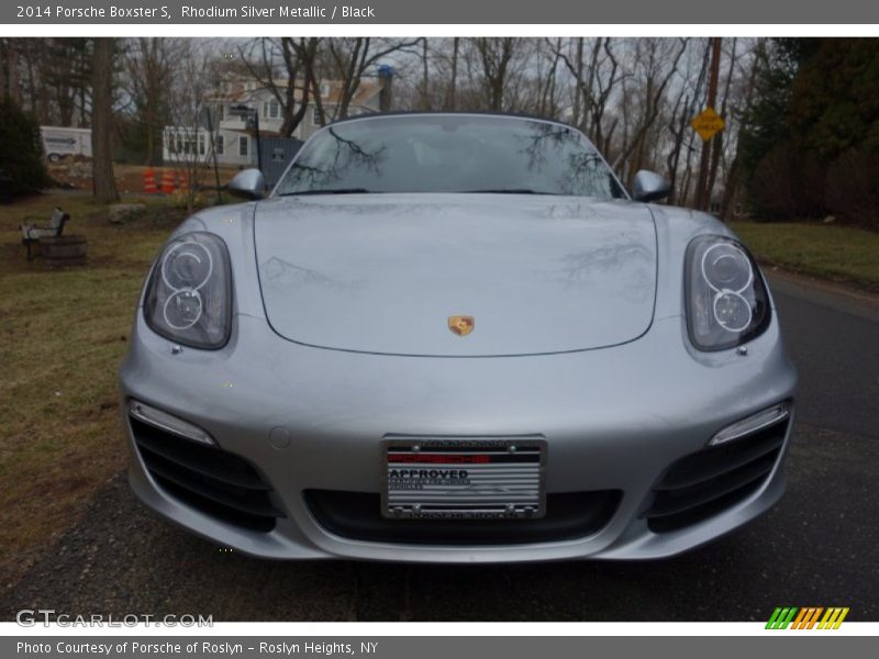 Rhodium Silver Metallic / Black 2014 Porsche Boxster S