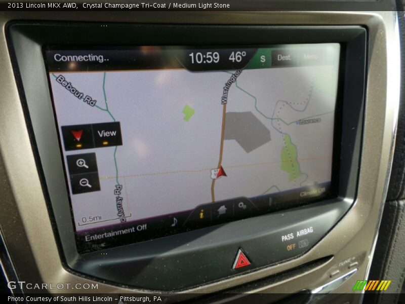 Crystal Champagne Tri-Coat / Medium Light Stone 2013 Lincoln MKX AWD