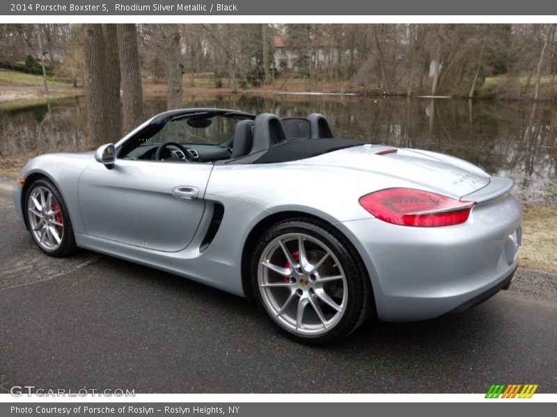 Rhodium Silver Metallic / Black 2014 Porsche Boxster S