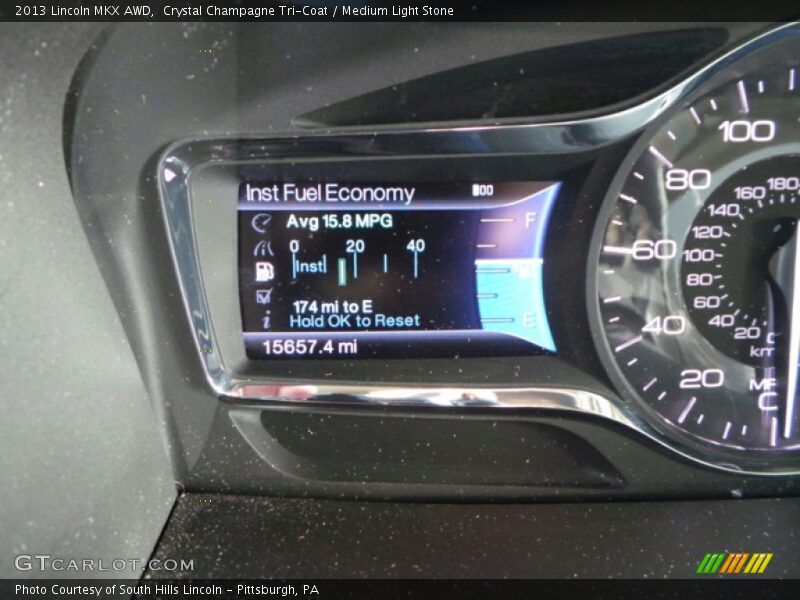 Crystal Champagne Tri-Coat / Medium Light Stone 2013 Lincoln MKX AWD