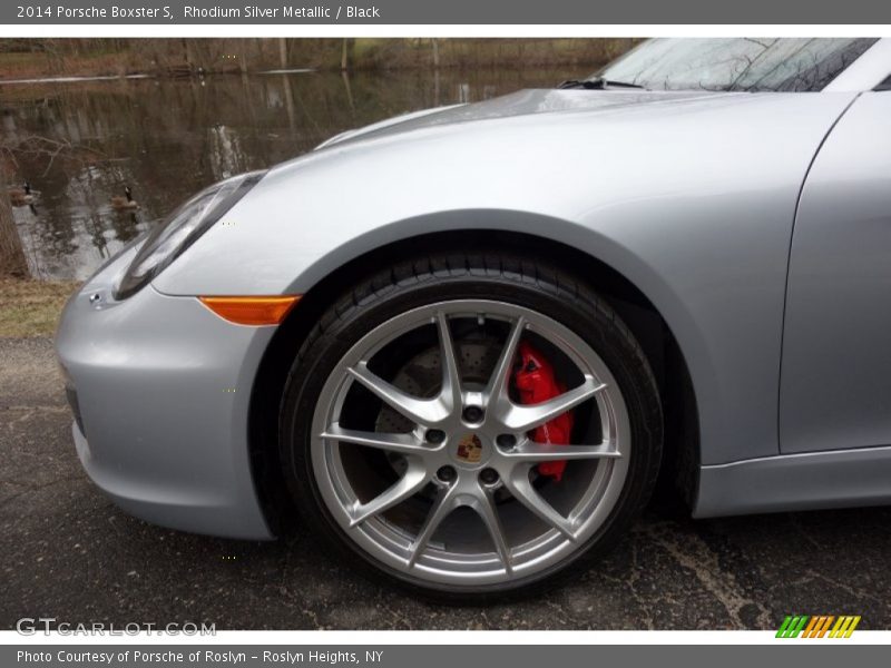 Rhodium Silver Metallic / Black 2014 Porsche Boxster S