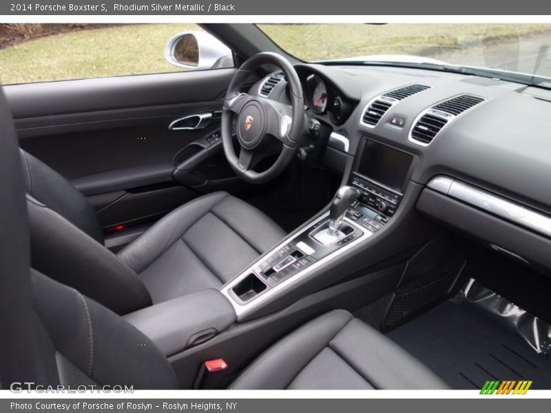 Rhodium Silver Metallic / Black 2014 Porsche Boxster S