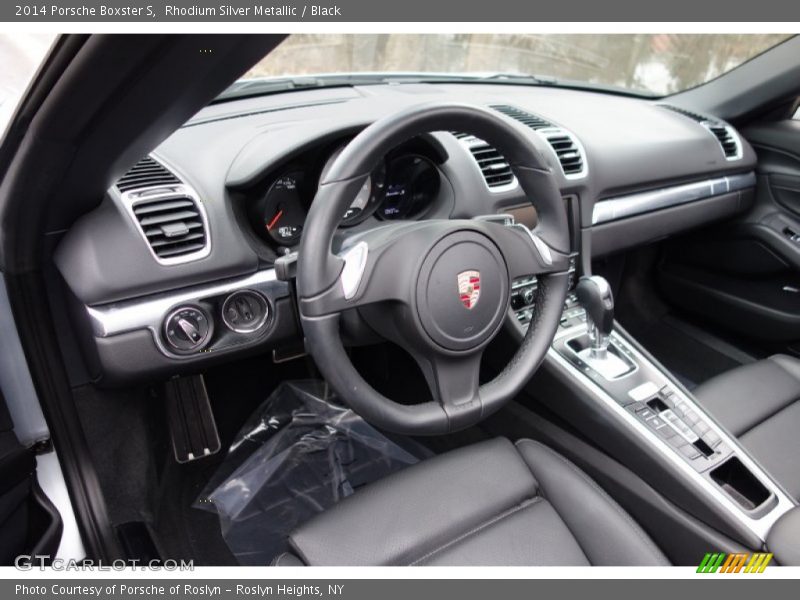 Rhodium Silver Metallic / Black 2014 Porsche Boxster S