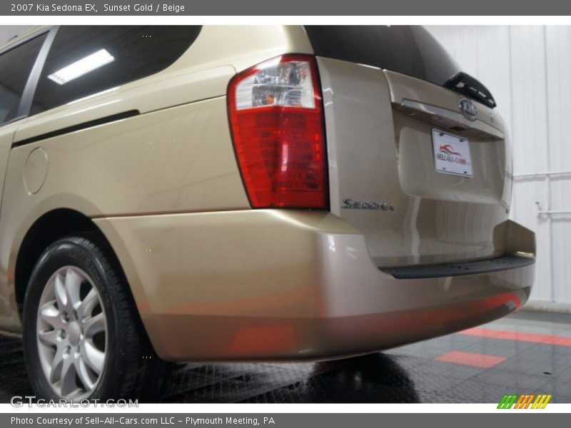 Sunset Gold / Beige 2007 Kia Sedona EX