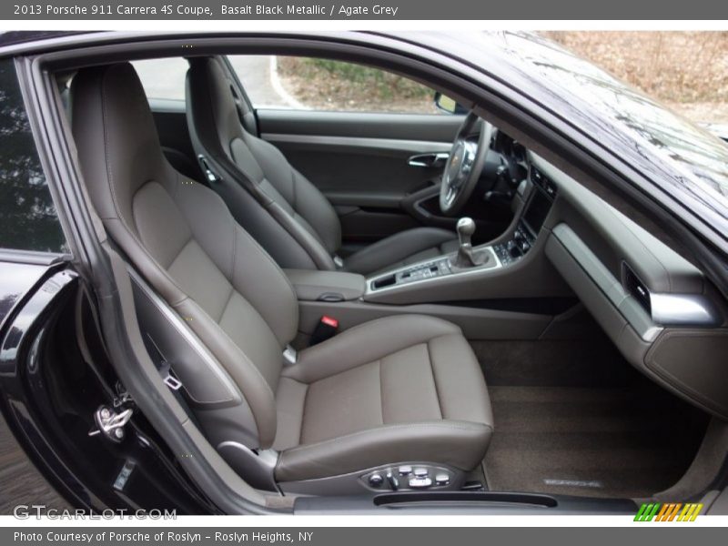 Basalt Black Metallic / Agate Grey 2013 Porsche 911 Carrera 4S Coupe