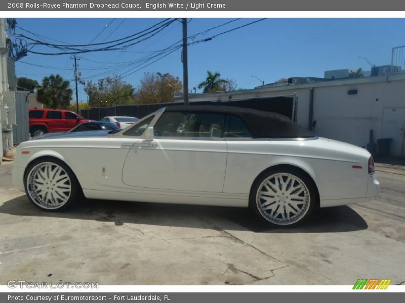 English White / Light Creme 2008 Rolls-Royce Phantom Drophead Coupe