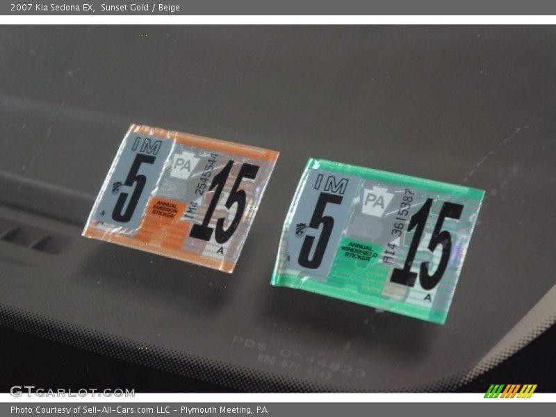Sunset Gold / Beige 2007 Kia Sedona EX
