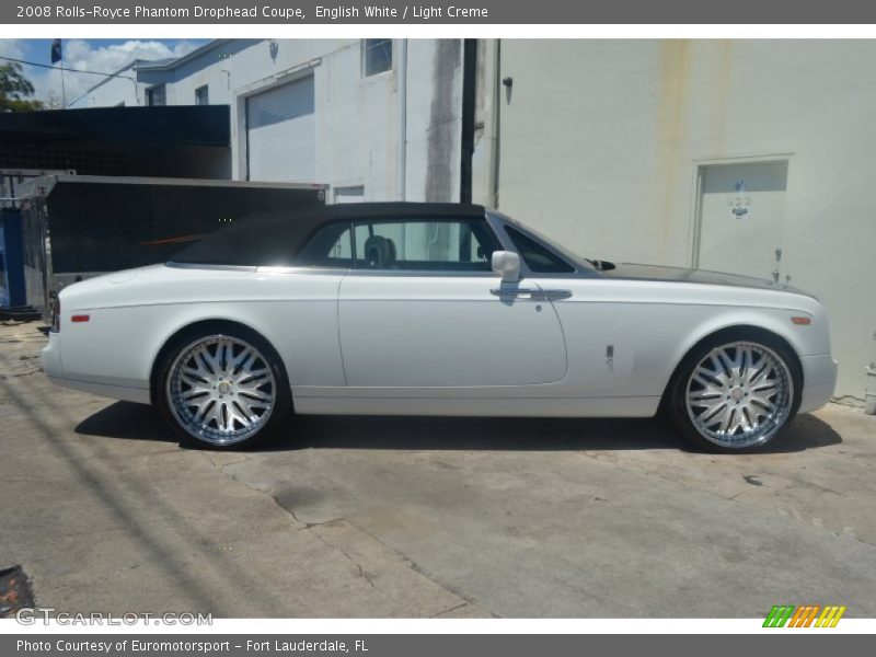 English White / Light Creme 2008 Rolls-Royce Phantom Drophead Coupe