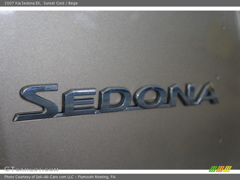 Sunset Gold / Beige 2007 Kia Sedona EX