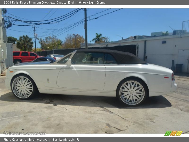 English White / Light Creme 2008 Rolls-Royce Phantom Drophead Coupe