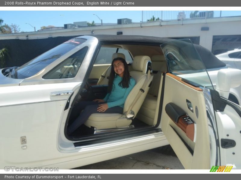 English White / Light Creme 2008 Rolls-Royce Phantom Drophead Coupe