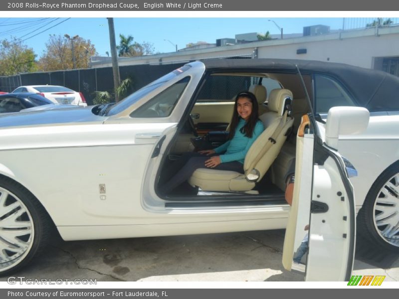 English White / Light Creme 2008 Rolls-Royce Phantom Drophead Coupe