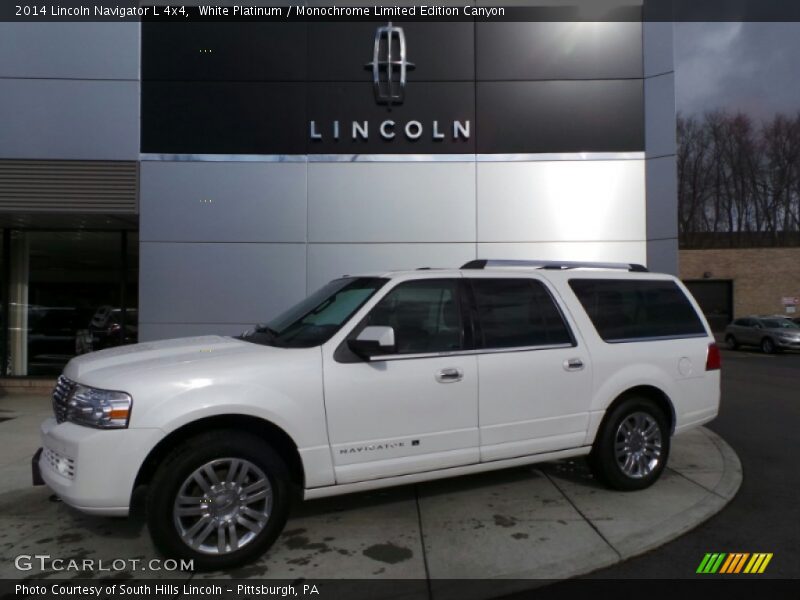 White Platinum / Monochrome Limited Edition Canyon 2014 Lincoln Navigator L 4x4