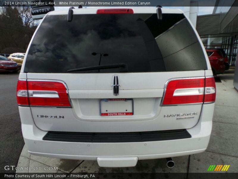 White Platinum / Monochrome Limited Edition Canyon 2014 Lincoln Navigator L 4x4