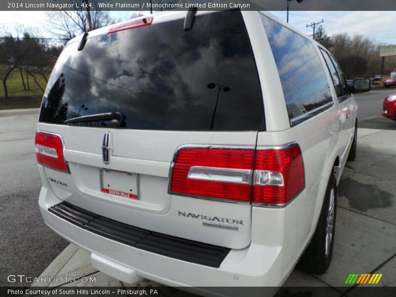 White Platinum / Monochrome Limited Edition Canyon 2014 Lincoln Navigator L 4x4