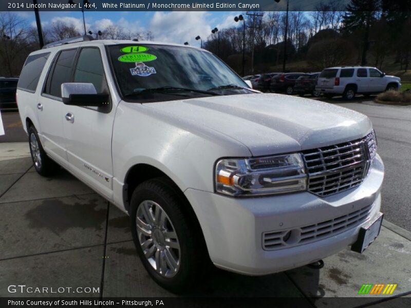 White Platinum / Monochrome Limited Edition Canyon 2014 Lincoln Navigator L 4x4