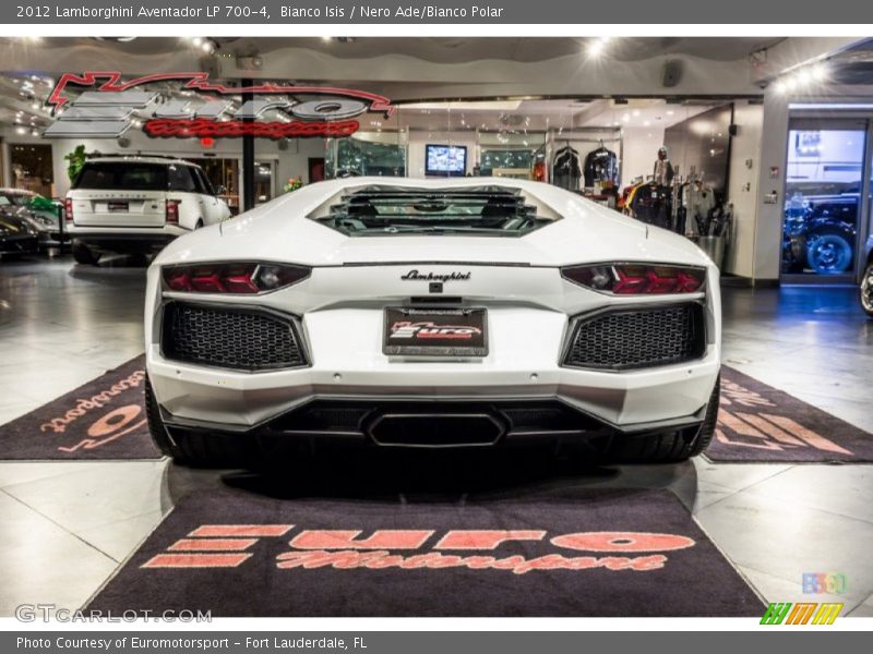 Bianco Isis / Nero Ade/Bianco Polar 2012 Lamborghini Aventador LP 700-4