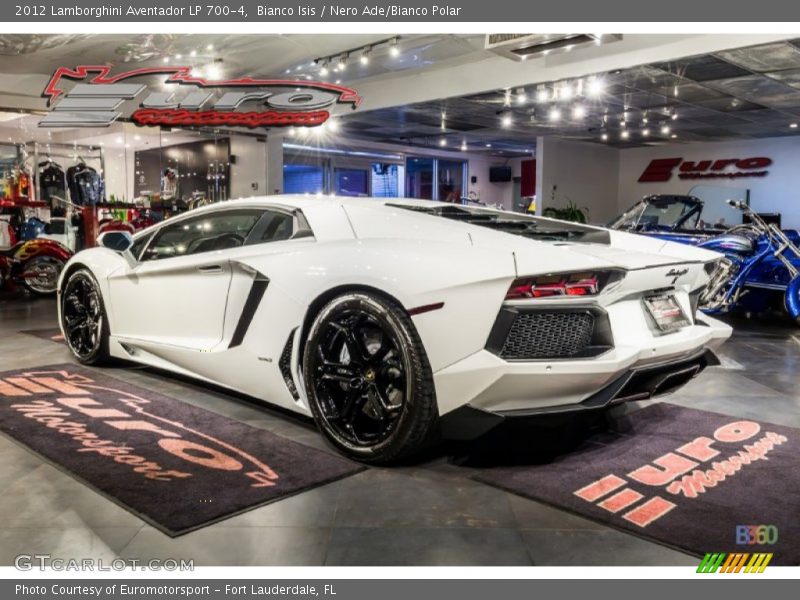 Bianco Isis / Nero Ade/Bianco Polar 2012 Lamborghini Aventador LP 700-4