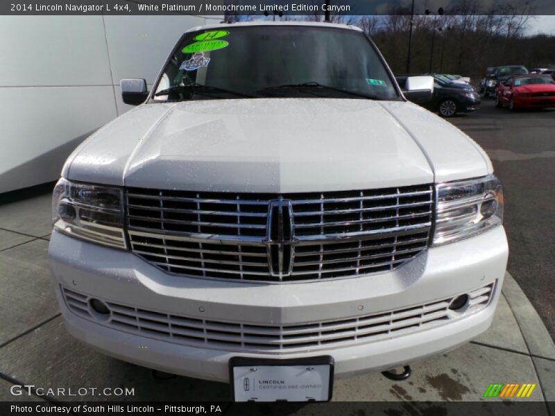 White Platinum / Monochrome Limited Edition Canyon 2014 Lincoln Navigator L 4x4