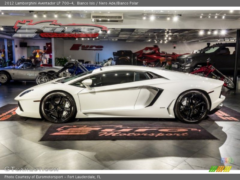 Bianco Isis / Nero Ade/Bianco Polar 2012 Lamborghini Aventador LP 700-4