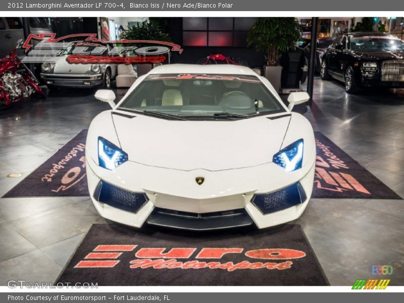 Bianco Isis / Nero Ade/Bianco Polar 2012 Lamborghini Aventador LP 700-4