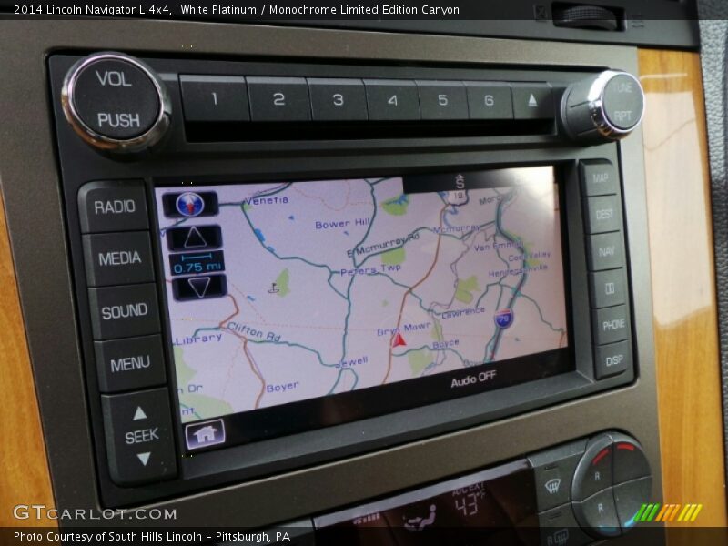 Navigation of 2014 Navigator L 4x4