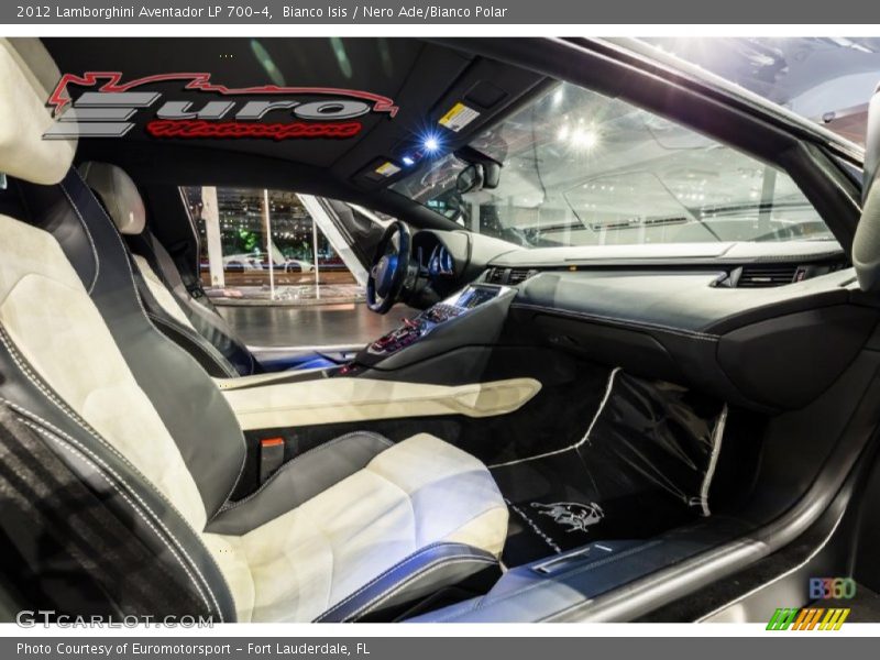 Bianco Isis / Nero Ade/Bianco Polar 2012 Lamborghini Aventador LP 700-4