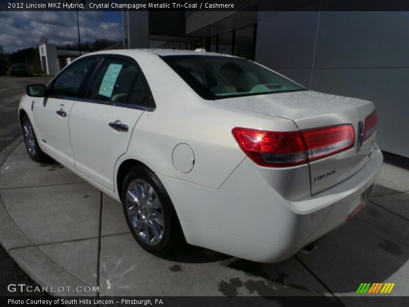 Crystal Champagne Metallic Tri-Coat / Cashmere 2012 Lincoln MKZ Hybrid