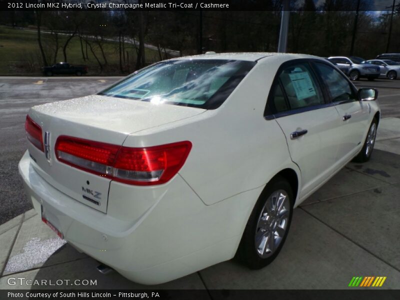 Crystal Champagne Metallic Tri-Coat / Cashmere 2012 Lincoln MKZ Hybrid